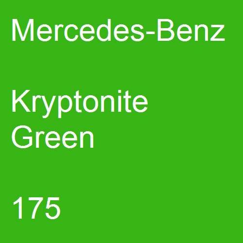 Mercedes-Benz, Kryptonite Green, 175.